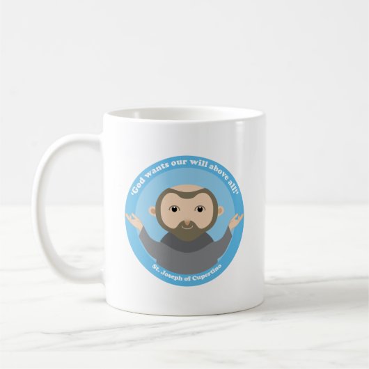 St Joseph von Cupertino Kaffeetasse (Links)