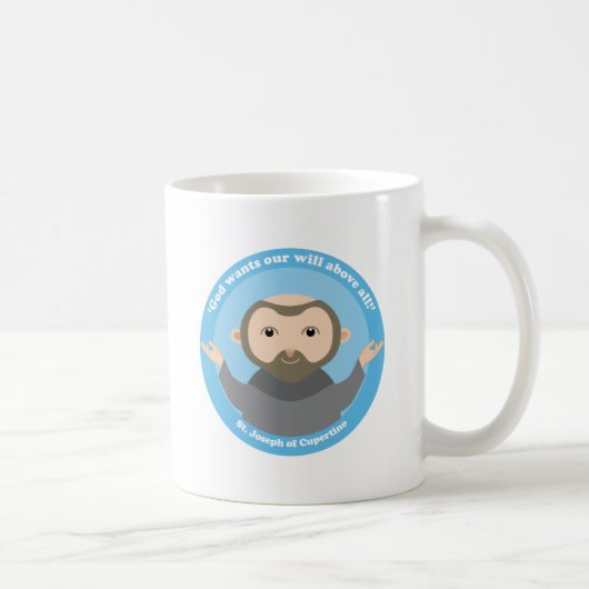 St Joseph von Cupertino Kaffeetasse (Rechts)