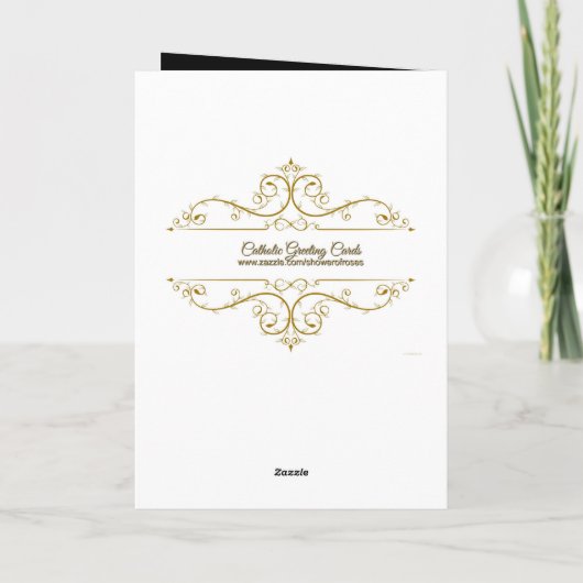 St. Joseph von Cupertino katholisches Gebet Karte (Rückseite)