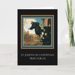 St. Joseph von Cupertino katholisches Gebet Karte
