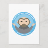 St. Joseph von Cupertino Postkarte (Vorderseite)