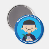 St. Joseph Zhang Dapeng Magnet (Vorderseite/Rückseite)