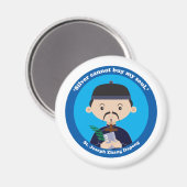 St. Joseph Zhang Dapeng Magnet (Vorderseite/Rückseite)