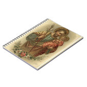 St- Josephbaby-Jesus-Lilie Notizblock (Linke Seite)