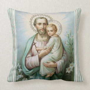 St- Josephbaby-Jesus-St.-Sieger Kissen