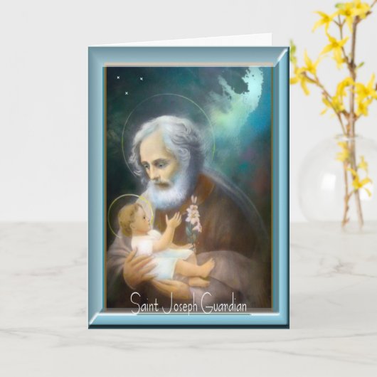 St- Josephfest-Tag Karte (Gelbe Blume)