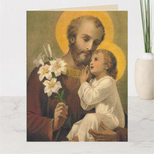St- Josephgeburtstags-Karte für speziellen Freund Karte