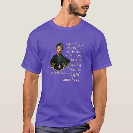 St Josephine Bakhita Katholischer T - Shirt (Vorderseite)