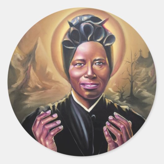St. Josephine Bakhita Sticker (Vorderseite)