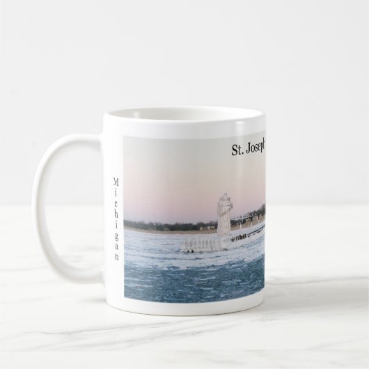 St Josephnordpier beleuchtet Tasse (Links)