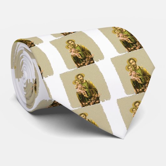 St JosephNovena Krawatte (Gerollt)