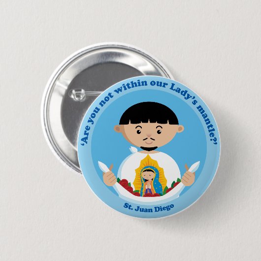 St. Juan Diego Button (Vorne & Hinten)