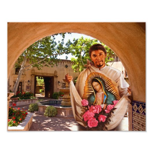 ST. JUAN DIEGO UND UNSER LADY OF GUADALUPE. FOTODRUCK (Vorne)