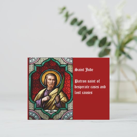 St Jude 4 Postkarte (Stehend Vorderseite)