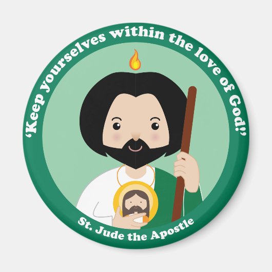St. Jude der Apostel Magnet (Vorne)
