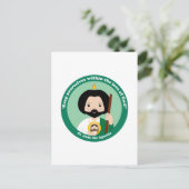 St. Jude der Apostel Postkarte (Stehend Vorderseite)