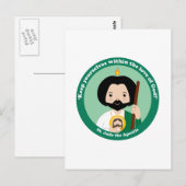 St. Jude der Apostel Postkarte (Vorne/Hinten)