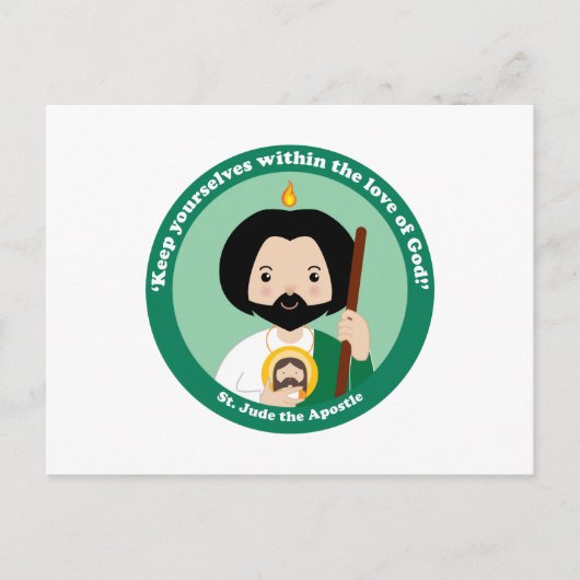 St. Jude der Apostel Postkarte (Vorderseite)
