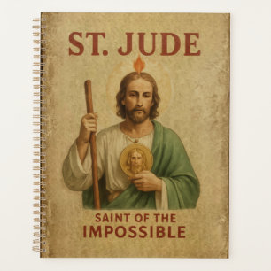 St. Jude katholischer Glaubensandachtsjournal & No Planer