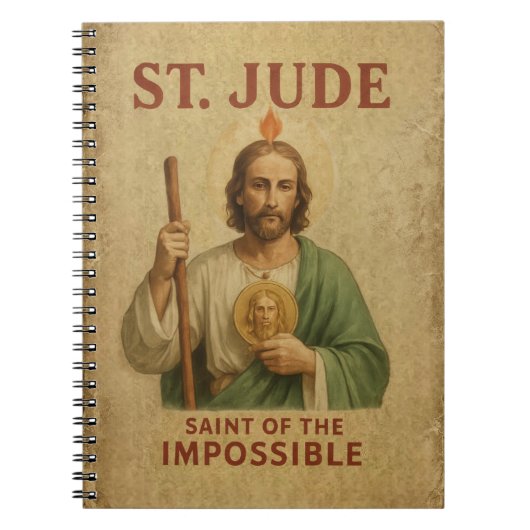 St. Jude katholischer Glaubensandachtsjournal Notizblock (Vorderseite)