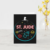 St Jude Patient Ty Rocket Illustration Karte (Gelbe Blume)