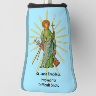 St Jude Thaddeus, für schwierige Golf Shots angeru Headcover