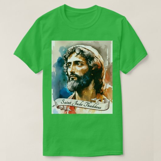 St Jude Thaddeus Katholische Kirche Heilige Religi T-Shirt (Design vorne)