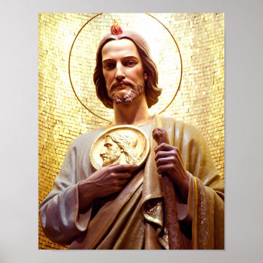St. Jude Thaddeus, Schutzpatron des Unmöglichen. Poster (Vorne)