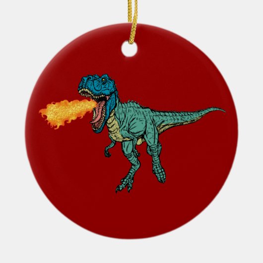 St. Judeasaurus Rex durch Steve Miller Keramikornament (Vorne)