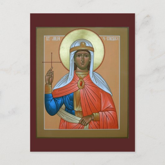 St. Julia von Korsika Postkarte (Vorderseite)