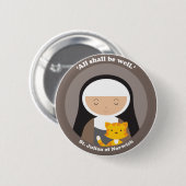 St. Julian von Norwich Button (Vorne & Hinten)
