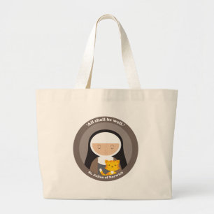 St. Julian von Norwich Jumbo Stoffbeutel