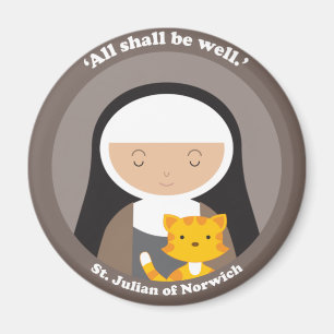 St. Julian von Norwich Magnet