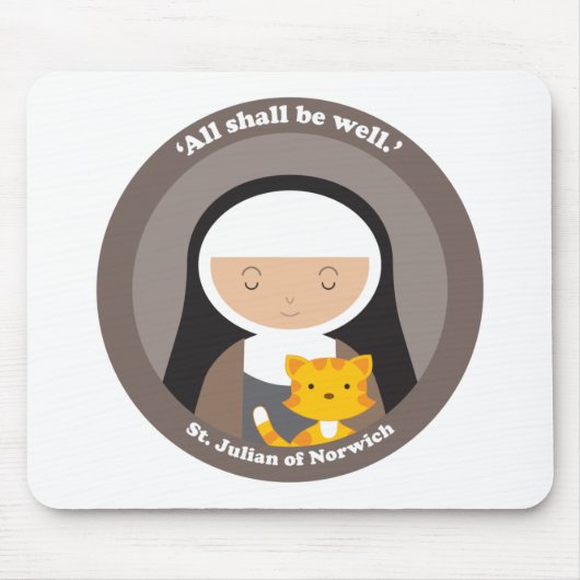 St. Julian von Norwich Mousepad (Vorne)