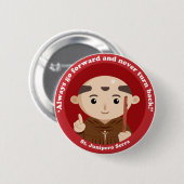 St. Junipero Serra Button (Vorne & Hinten)
