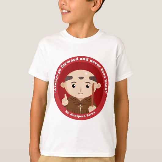 St. Junipero Serra T-Shirt (Vorderseite)