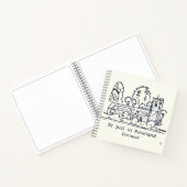 St Just in Roseland Church Guest Book Notizblock (Innenseite)