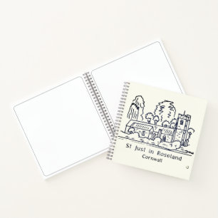 St Just in Roseland Church Guest Book Notizblock
