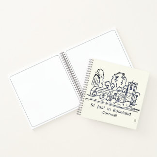 St Just in Roseland Church Guest Book Notizblock