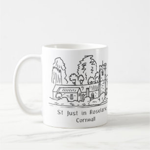 St Just in Roseland Church Tasse