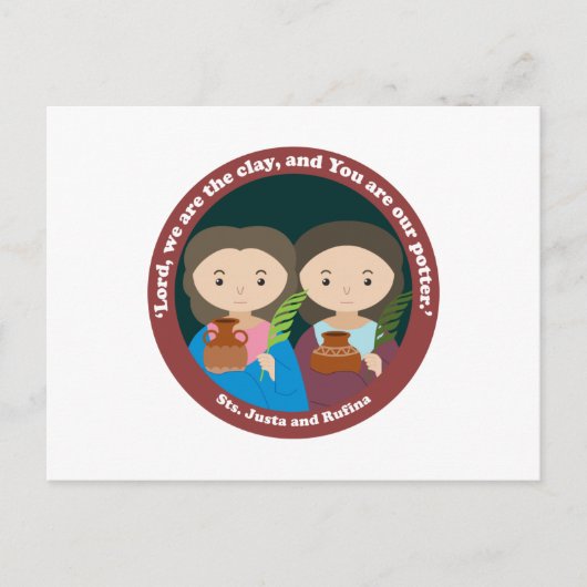 St. Justa & St. Rufina Postkarte (Vorderseite)