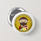 St. Justin Martyr Button (Vorne & Hinten)