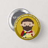 St. Justin Martyr Button (Vorne & Hinten)