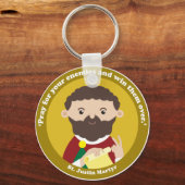 St. Justin Martyr Schlüsselanhänger (Vorderseite)