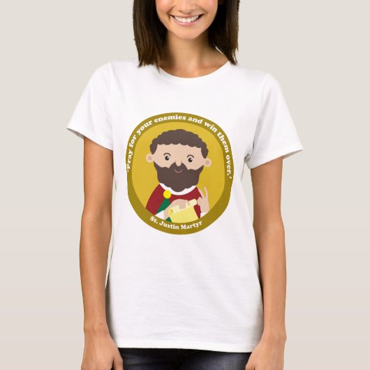 St. Justin Martyr T-Shirt (Vorderseite)
