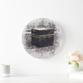 St. Kaaba, Masjid Al Haram, Aquarellbilder Große Wanduhr (Zuhause)