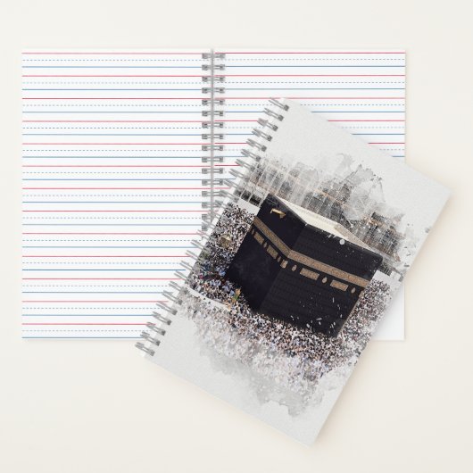 St. Kaaba, Masjid Al Haram, Aquarellbilder Notizblock (Innen)