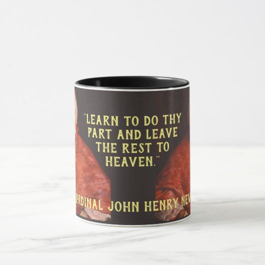 St. Kardinal John Henry Newman Canonization Zitat Tasse (Zentrum)