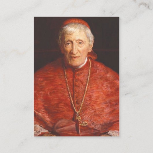St. Kardinal John Henry Newman Holy Card Katholik Visitenkarte (Vorderseite)