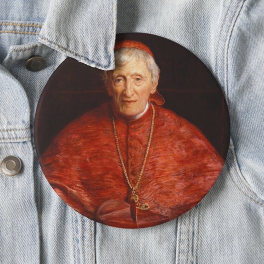 St. Kardinal John Henry Newman Katholic Button (Beispiel)